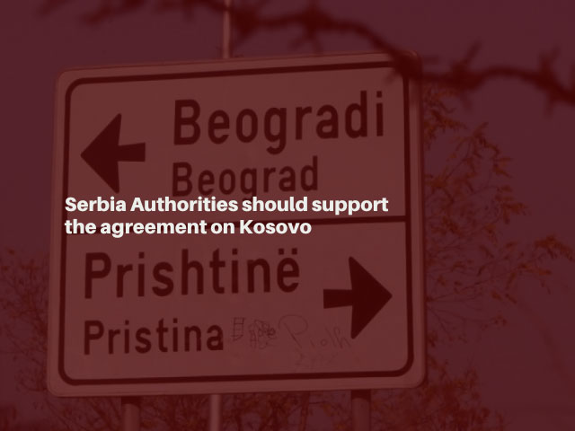 Thirrje për institucionet në Serbi për të mbështetur marrëveshjen për Kosovën