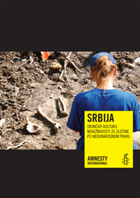 Amnesty International – Srbija: Okončati kulturu nekažnjivosti po međunarodnom pravu