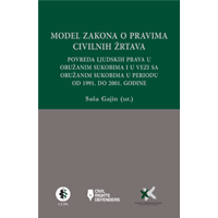 Model zakona o pravima civilnih žrtava povreda ljudskih prava u oružanim sukobima i u vezi sa oružanim sukobima u periodu od 1991. do 2001. godine