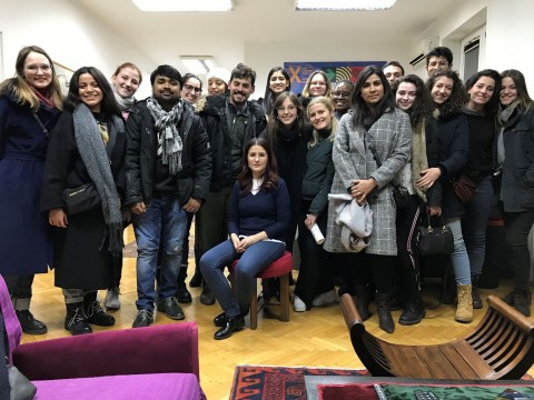 (srpski) Studenti Akademije za međunarodno humanitarno pravo i ljudska prava iz Ženeve posetili  FHP