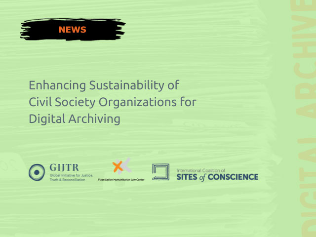 International Conference on Digital Archives of Civil Society Organizations